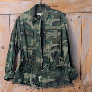 FREE PEOPLE army Camo Jacket.  Small